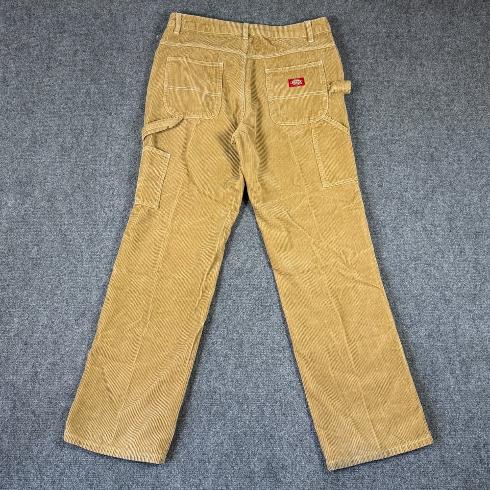 Dickies Girl 100% Cotton Corduroy Carpenter Y2K Utility Skater Jeans Size 7/28